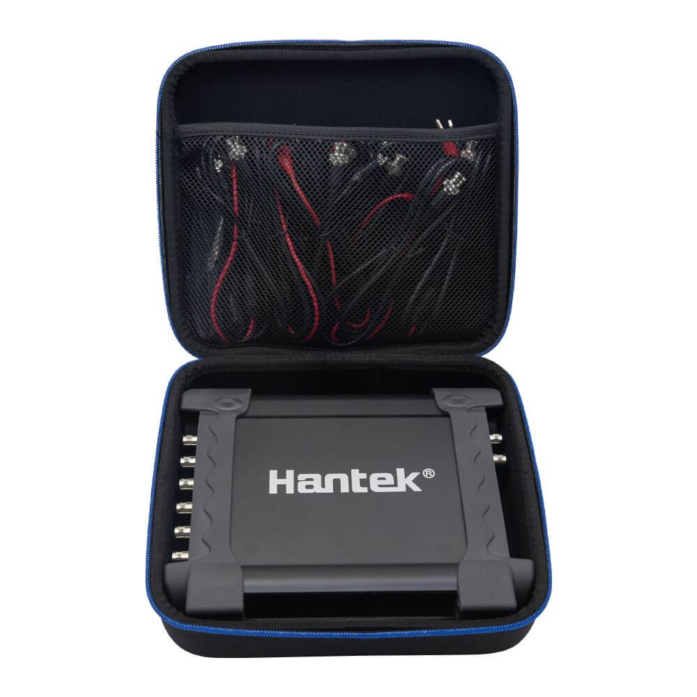 USB осциллограф Hantek 1008А для диагностики автомобилей (8 каналов, 12бит  разрешение, 2,4 МГц)